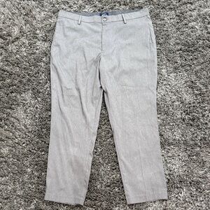 Ben Sherman Men's Classic Chinos in Light Gray, Size 36W X 30L